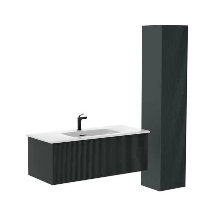 Пенал LA FENICE Terra Grigio серый 30 FNC-05-TER-G-30 серый матовый зелёный матовый