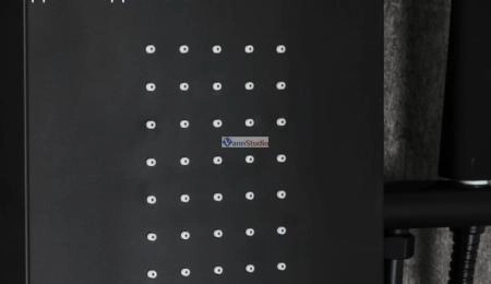 Душевая панель Frap F24005-6 черный для ванны