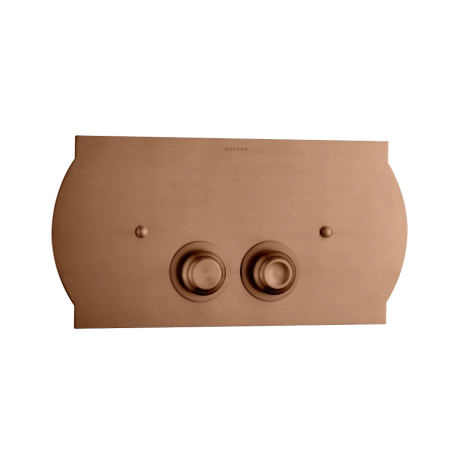 Кнопка для инсталляции Boheme нержавеющая сталь Brushed Bronze 651-BRB