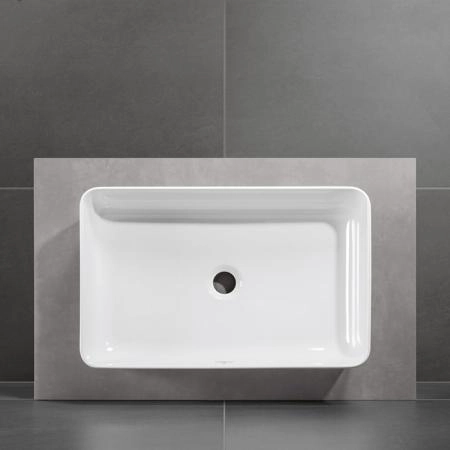 Villeroy&Boch Collaro Раковина накладная 56х36х14.5см., без отв., цвет: альпийский белый