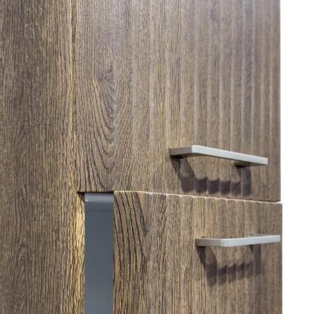 Шкаф-колонна Comforty Ангара-35 00-00019358 Дуб темно-коричневый