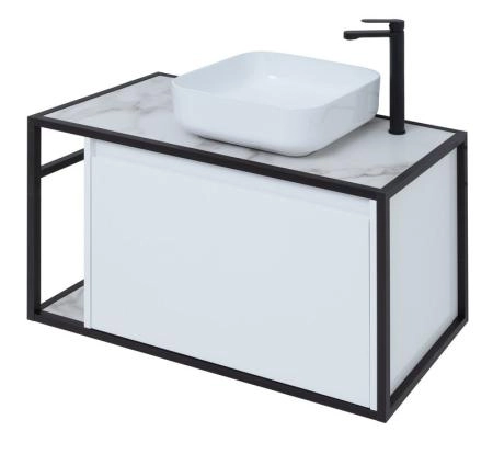 Тумба под раковину Aquanet Nova Lite Loft 90 R белый