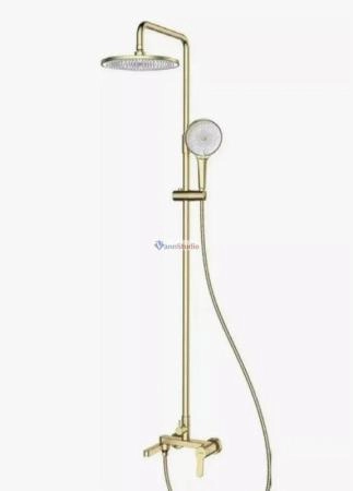 Душевая система Gappo G2499-33 сатин золотой с изливом