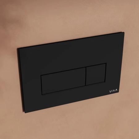 Кнопка смыва для инсталляции VitrA Root Square  740-2311 матовая черная двойный смыв