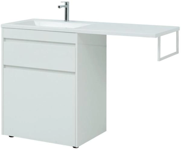 Тумба под раковину Aquanet Токио 68 белый (напольная, 1 ящик)