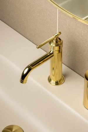 Смеситель для умывальника Boheme ETERNA GOLD 171-G