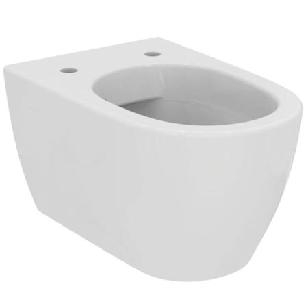 Ideal Standard i.life O Унитаз подвесной 535х350 мм безободковый+смыв:HydroTwist (торнадо), с крепежом, цвет: белый глянец (Акция из наличия)