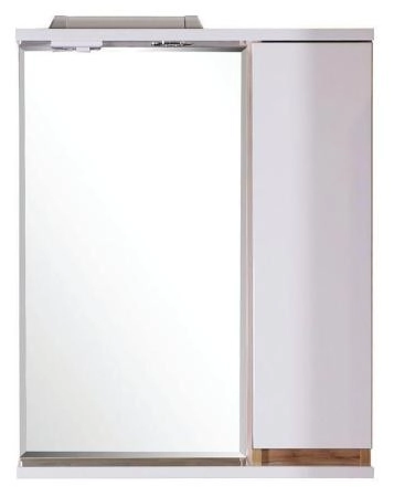 Зеркало ASB-Mebel Марко 60 белый/дуб золотой