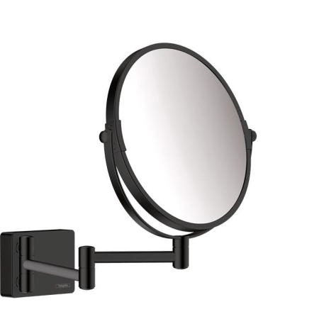 Hansgrohe AddStoris Косметическое зеркало, цвет: черный матовый