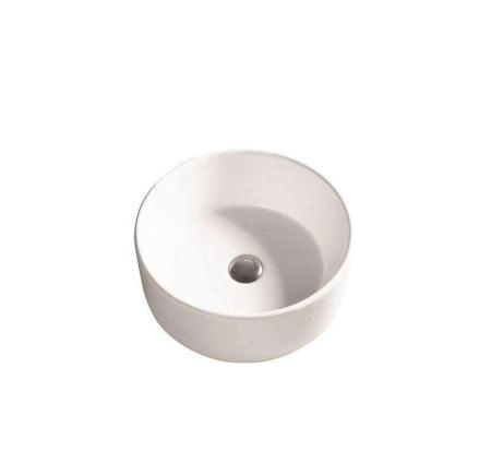 Раковина SantiLine SL-1056 40,5x40,5 на столешницу керамическая Белый