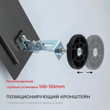 Душевой трап Gappo G86007-39 Оружейная сталь 600 мм