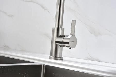 Смеситель для кухни Paulmark Halt никель Ha214021-Ni