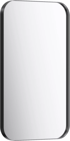 Зеркало AQWELLA RM RM0205BLK в металлической раме цвет черный 50*90 см