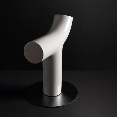 Kerasan Artwork Cтатуэтка декоративная из керамики для ванной комнаты "COW", цвет белый