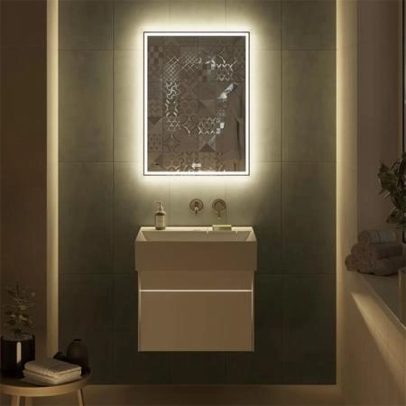 Зеркало Kerama Marazzi TECNO ТЕКНО TE.mi.60 c LED 60 с подсветкой, с функцией антизапотевание, белое глянцевое