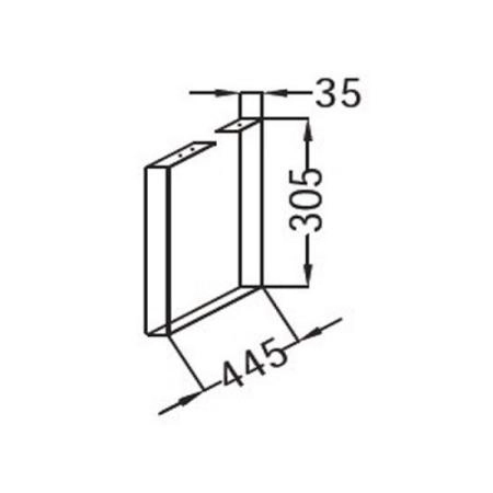 Ножки для мебели Jacob Delafon ODEON UP EB889-NF 31 см