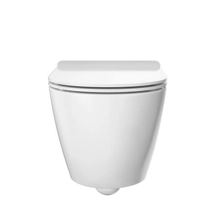 Унитаз Kerama Marazzi SFERA СФЕРА SF.wc.02 подвесной безободковый с крепежом, белый глянцевый