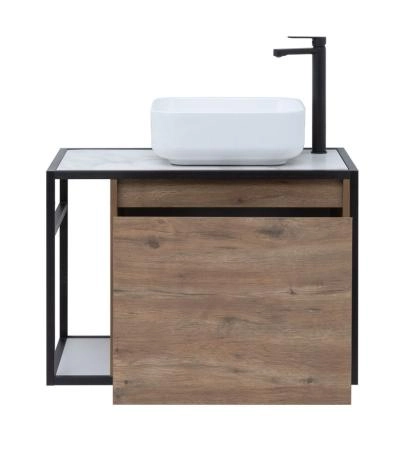 Тумба под раковину Aquanet Nova Lite Loft 75 R дуб рустикальный