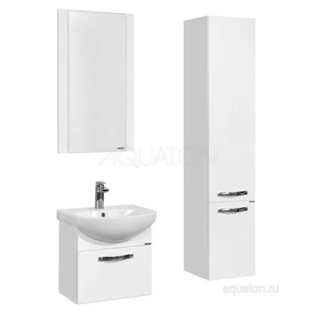 Тумба под раковину Акватон Ария 50 см, цвет белый