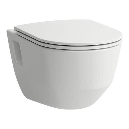 Laufen Pro Комплект подвесной унитаз 53x36x34.5см., сиденье с механизмом мягкого закрывания, безободковый, цвет: белый