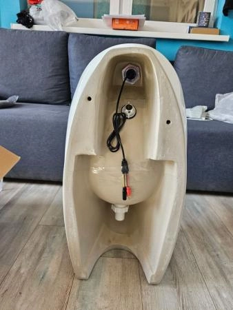 Писсуар сенсорный Gid Q9507 подвесной выпуск горизонтальный Белый