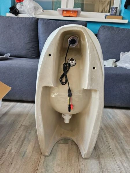 Писсуар сенсорный Gid Q9507 подвесной выпуск горизонтальный Белый