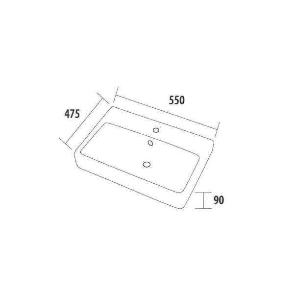Раковина Dreja Q 55 195476