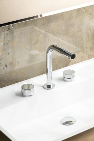 Смеситель на столешницу Boheme PRESTIGE на 3 отв. CHROME 152-CR-PR