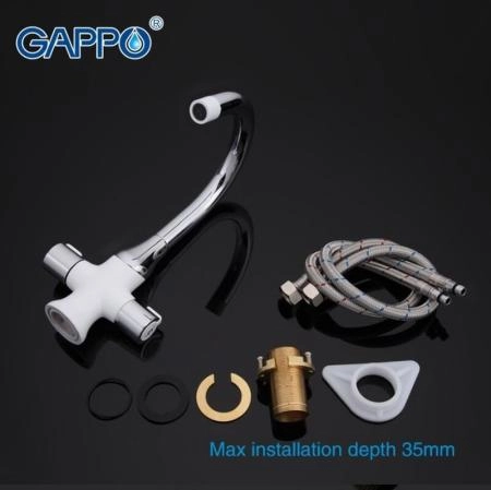 Смеситель Gappo G1049 для раковины хром