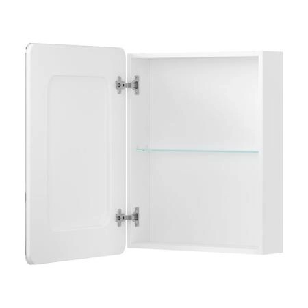 Шкаф зеркальный Volna 60 белый глянец