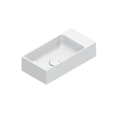 Catalano Premium Раковина 50х25см, без отв., подвесная, цвет: белый глянцевый