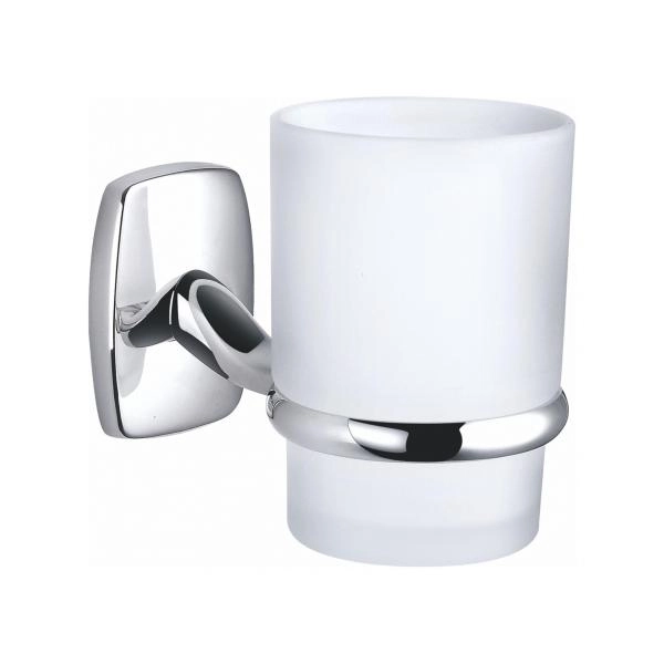 Стакан для зубных щеток с держателем WONZON & WOGHAND PORTO, Хром (WW-1101)