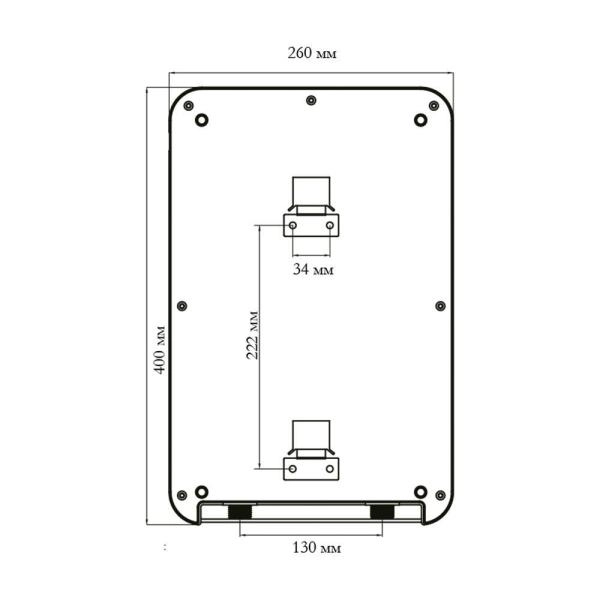 Электрический проточный водонагреватель PRIMOCLIMA AQUA 10.0 кВт/380В, белый