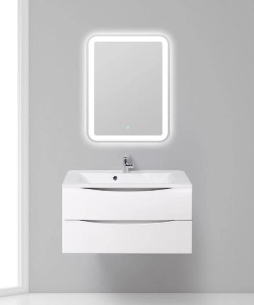 Раковина из искусственного мрамора,900x450x150 Белый BB900/450-LV-MR-PR