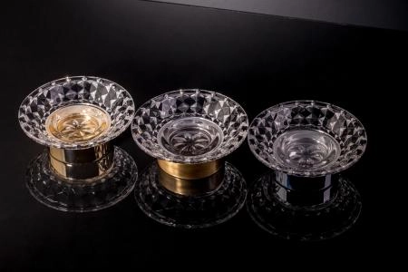 Мыльница Boheme ХРОМ Crystal Luxury Options 10204