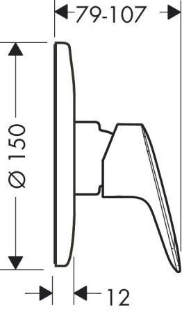 Смеситель Hansgrohe Logis 71606000 для душа для 13620180
