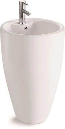 Раковина SantiLine SL-4002 50x38,5 напольный керамическая Белый