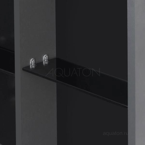 Зеркальный шкаф AQUATON Сохо 60 графит правый 1A258302AJA0R