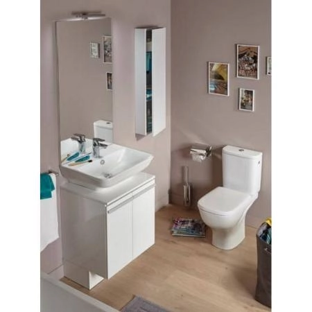 Унитаз Jacob Delafon STRUKTURA UJX102-00 безободковый напольный /64х34/(белый)