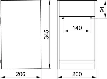 Корзина для белья  KEUCO Edition 11 Белый 11172380000
