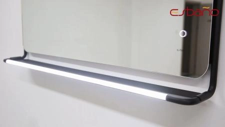 Зеркало ESBANO ES-3727K2D Антизапотевание LED подсветка 100х70х14
