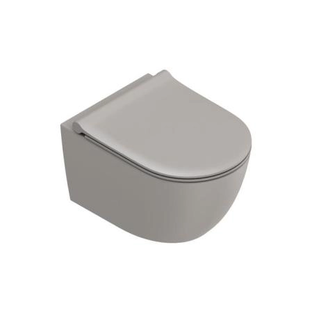 Catalano Sfera Унитаз подвесной 50x35см, безободковый, смыв Tornado, покрытие Twinglaze+, цвет: Tortora Satinato