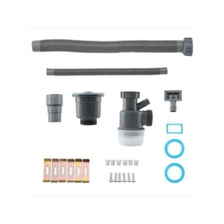 Кухонная мойка Gappo GS6050 600x500x215mm 0.8мм с коландером Сатин