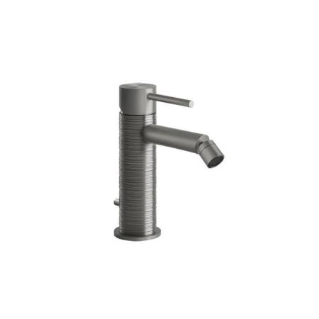 Gessi Trame Смеситель однорычажный для биде с донным клапаном, цвет: шлифованная сталь