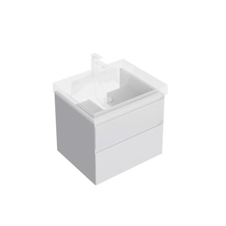 Тумба Kerama Marazzi CUBO КУБО CUB.60.2\WHT.M подвесная с ящиками 60, белая матовая