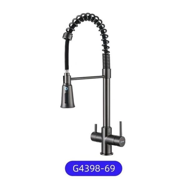 Смеситель Gappo G4398-69 для кухни с подключением фильтра питьевой воды
