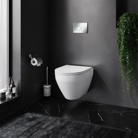 Комплект AM.PM Spirit 2.0 IS49051.701700 инсталляция с унитазом и клавишей глянц хром