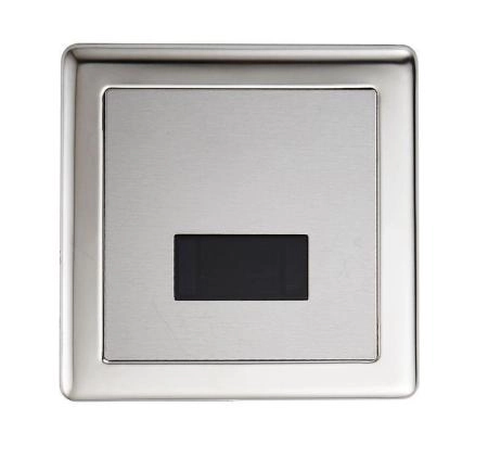 Смывное устройство для писсуара сенсорное beWash Photocell BWAM0UR301 (скрытый монтаж), цвет - нержавеющая сталь, 220В/6В