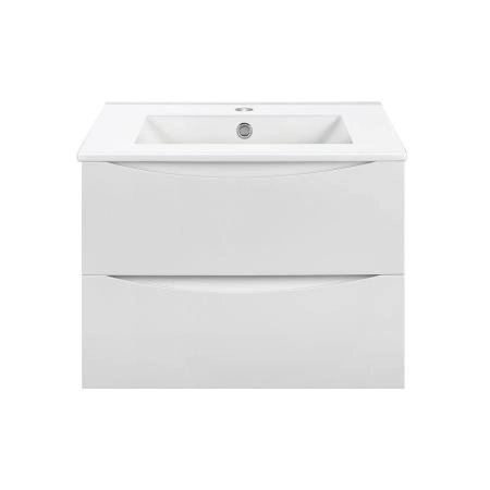 Тумба под раковину Vincea Mia 700 подвесная, 2 выкатных ящика soft close, G.White