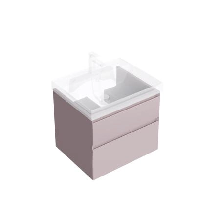 Тумба Kerama Marazzi CUBO КУБО CUB.60.2\MAL подвесная с ящиками 60, мальва матовая